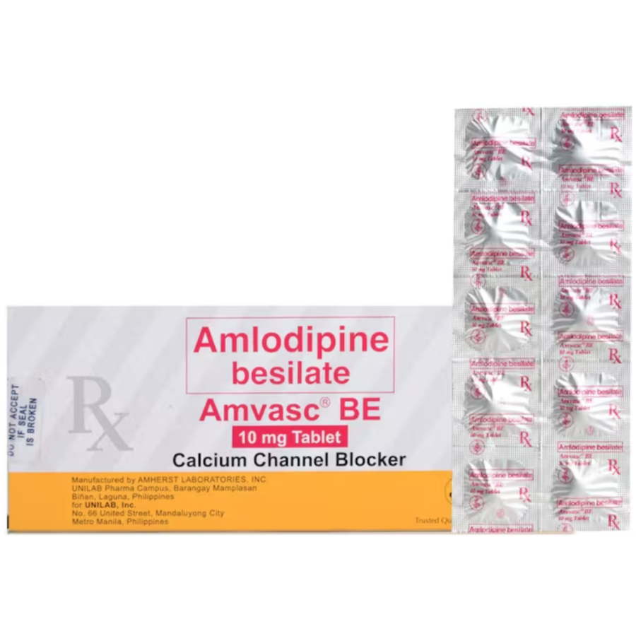 AMVASC BE Amlodipine Besilate 10mg Tablet
