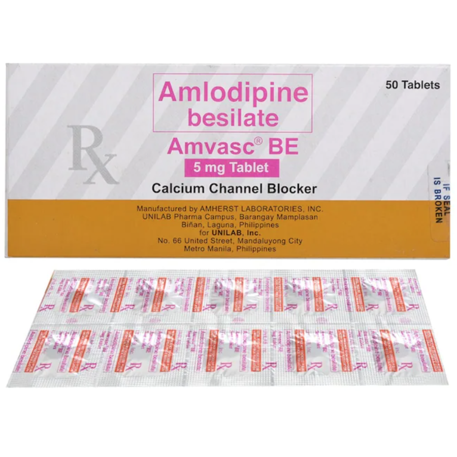 AMVASC BE Amlodipine Besilate 5mg Tablet