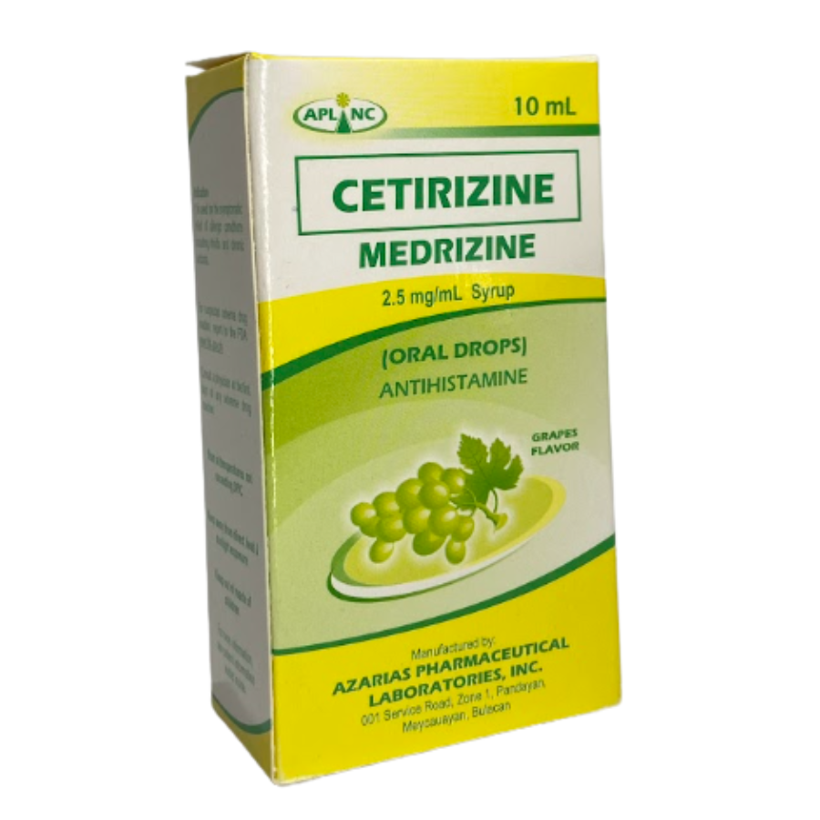 MEDRIZINE - Cetirizine Drops 2.5mg/ml 10ml