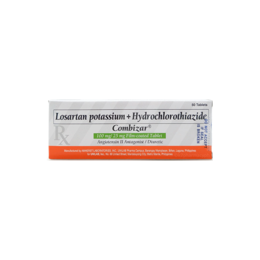 COMBIZAR 100MG/25MG FILM COATED TAB