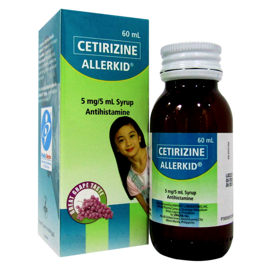 ALLERKID Cetirizine 5 mg/5ml Syr 60ml