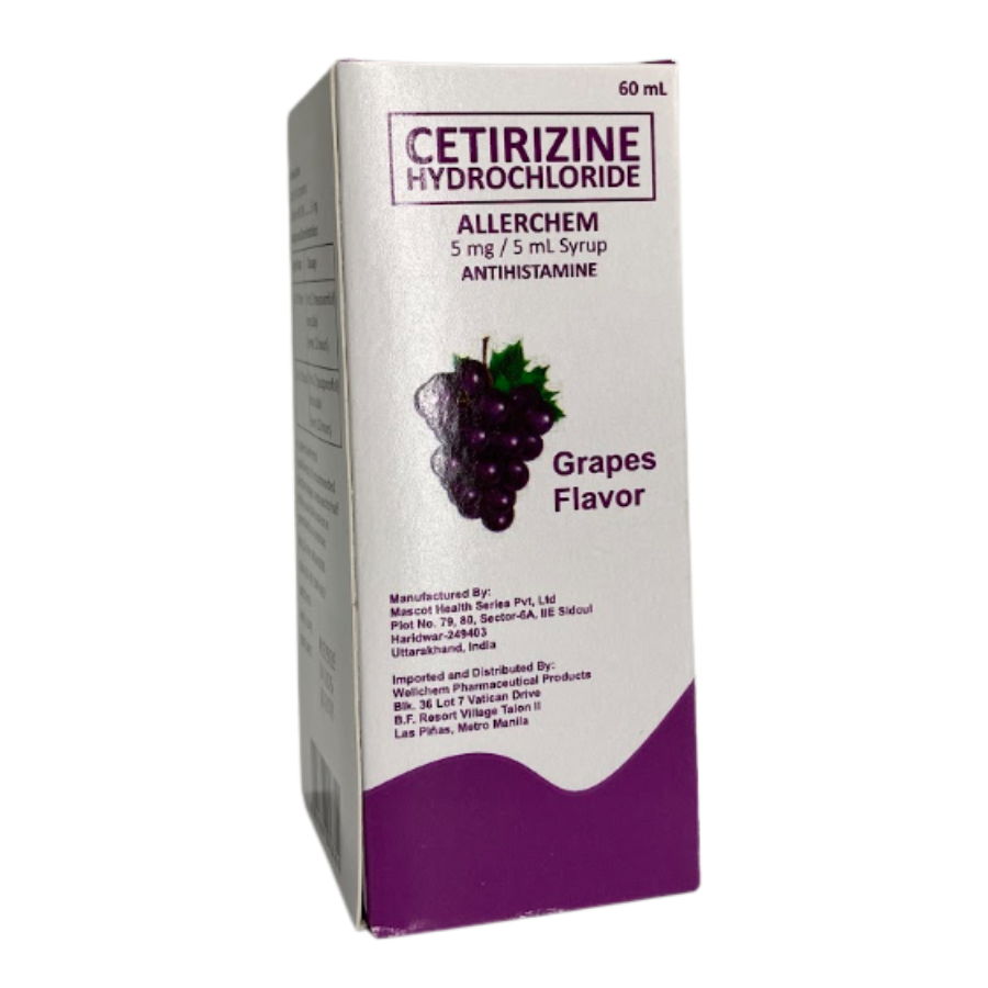 ALLERCHEM - Cetirizine Syrup 5mg/5ml 60ml