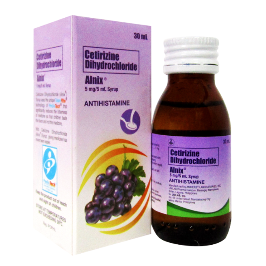 ALNIX Cetirizine 5mg/ml Syrup 30ml