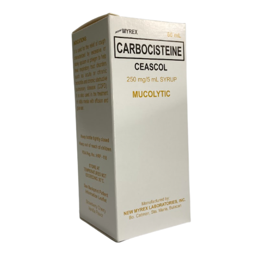 CEASCOL - Carbocisteine Syrup 250mg/60ml